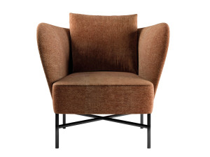 Тканевое кресло с подлокотниками