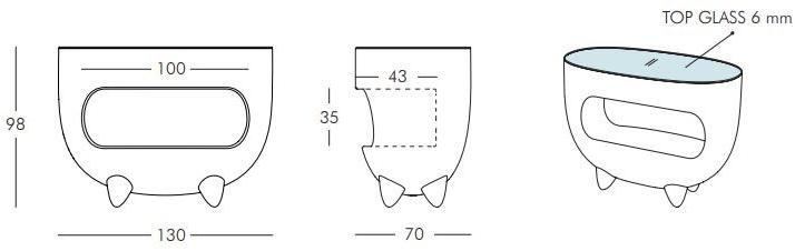 SLIDE Барная стойка с подсветкой из полиэтилена sun-id-1353974 - Вид №4