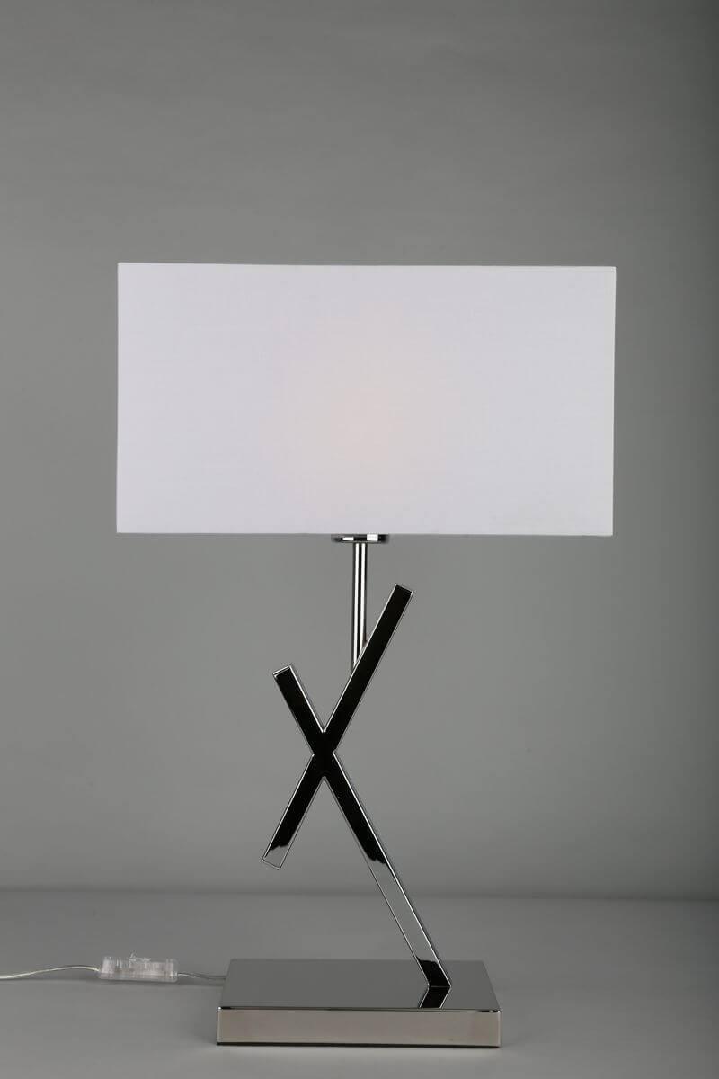 Настольная лампа Omnilux OML-61804-01 OMNILUX ИНТЕРЬЕРНЫЕ 191512 Белый;серебро  - Вид №3