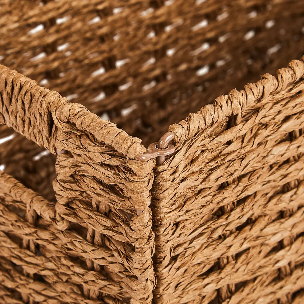 SPACEO Корзина с крышкой для хранения вещей из бумажных нитей 89344358 Kub STLM-1095942 - Вид №4