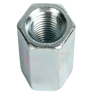 Гайка переходная удлиненная шестигранная М18 DIN 6334 сталь оцинкованная