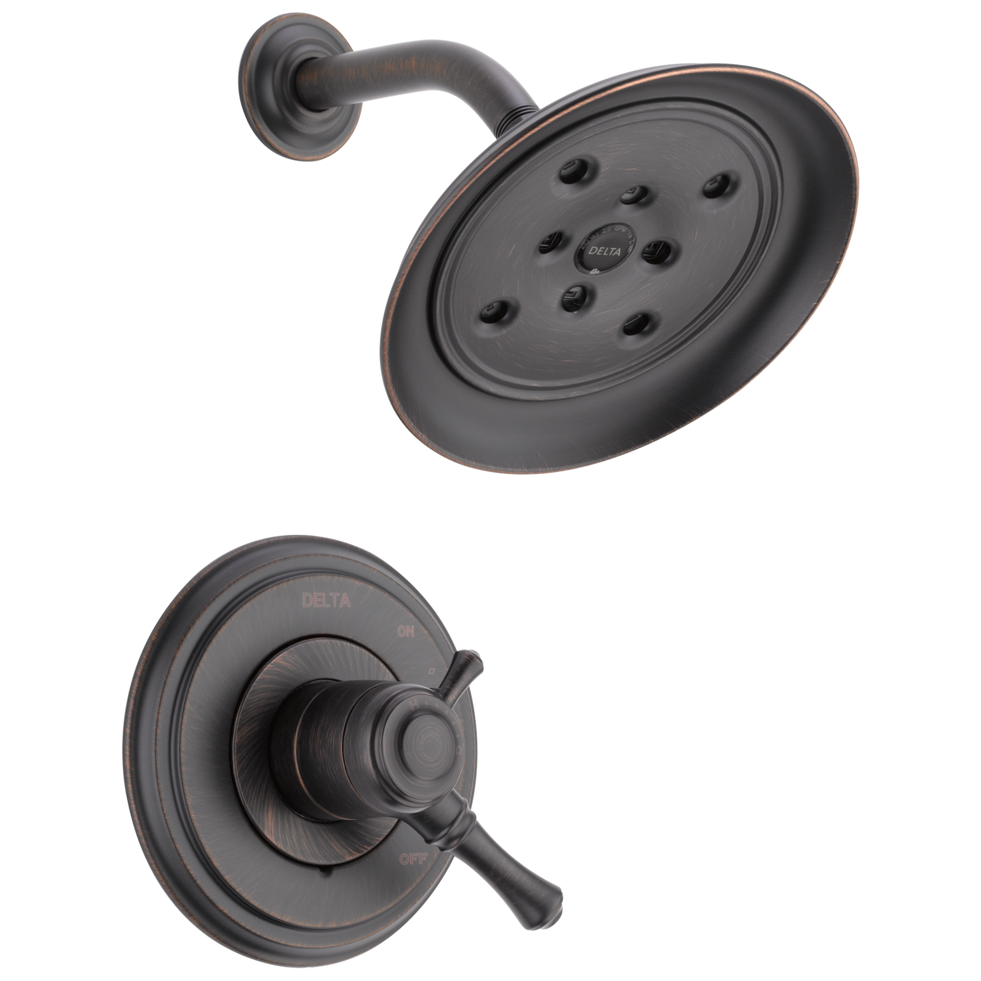 T17297-RB Накладка для душа Monitor® 17 серии H2Okinetic® Delta Faucet Cassidy Венецианская бронза 