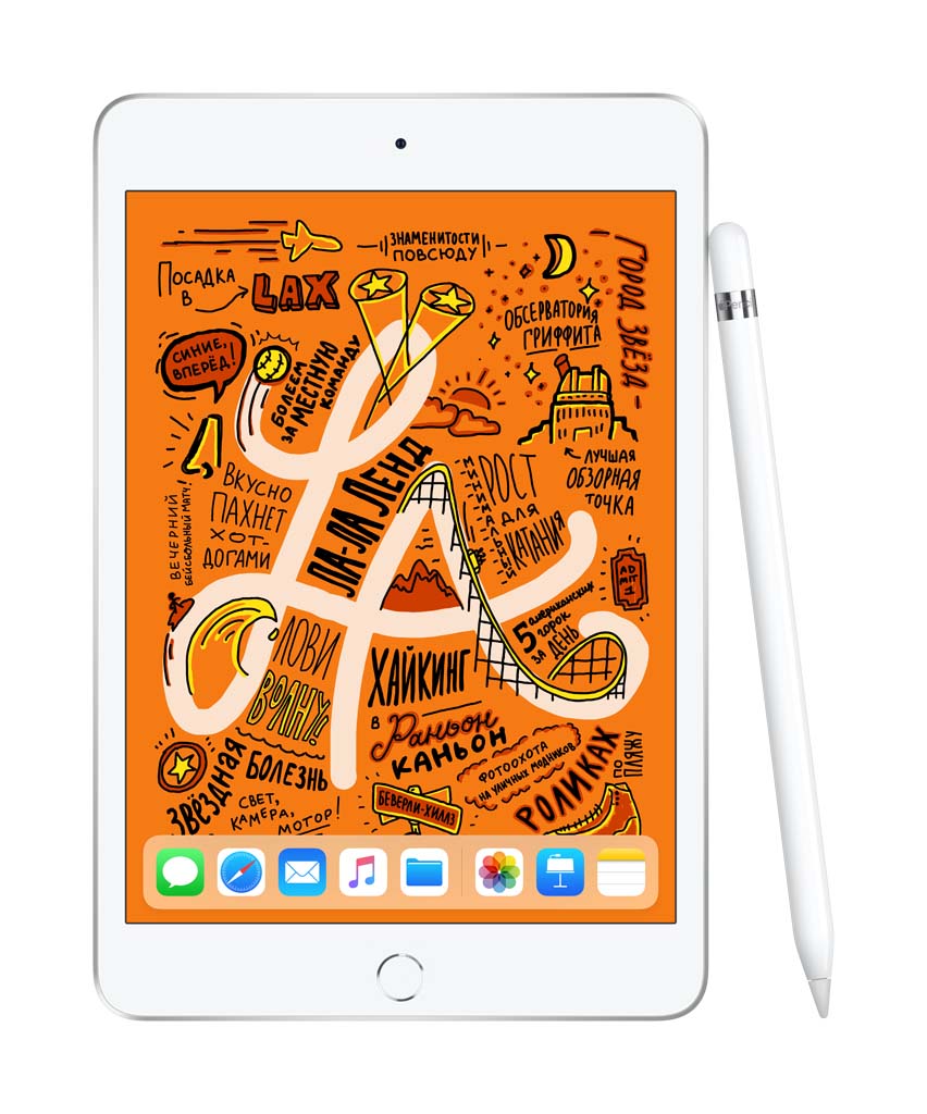 MUX62RU/A Ipad mini wi-fi + cellular 64gb - silver Apple Santreyd  - Вид №2