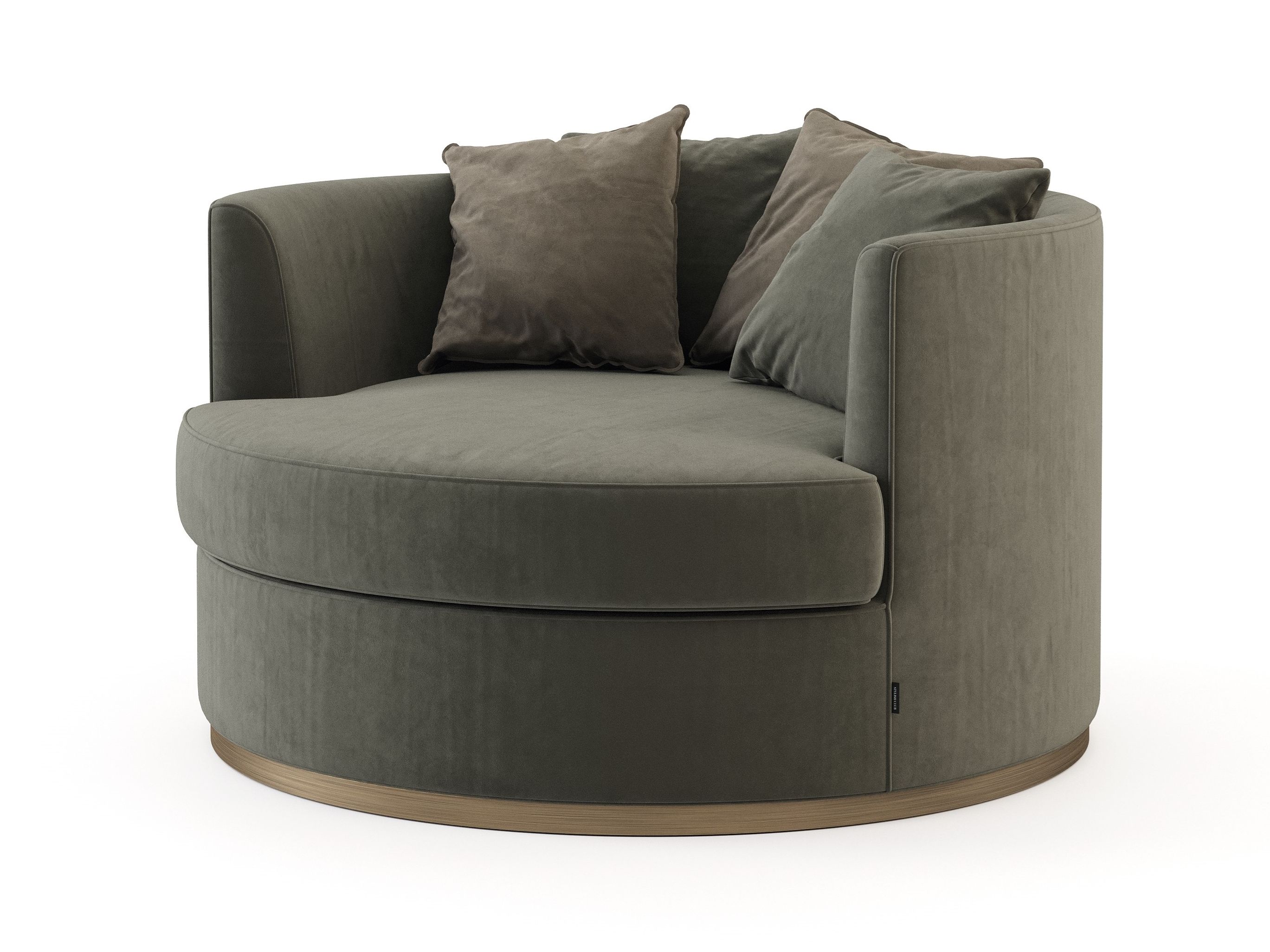 Бархатное кресло с подлокотниками Stylish Club ARCH-00054062 - Вид №13