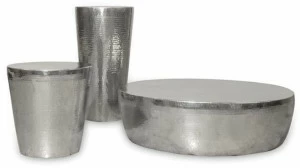 BAXTER Круглый журнальный столик из металла Cairo