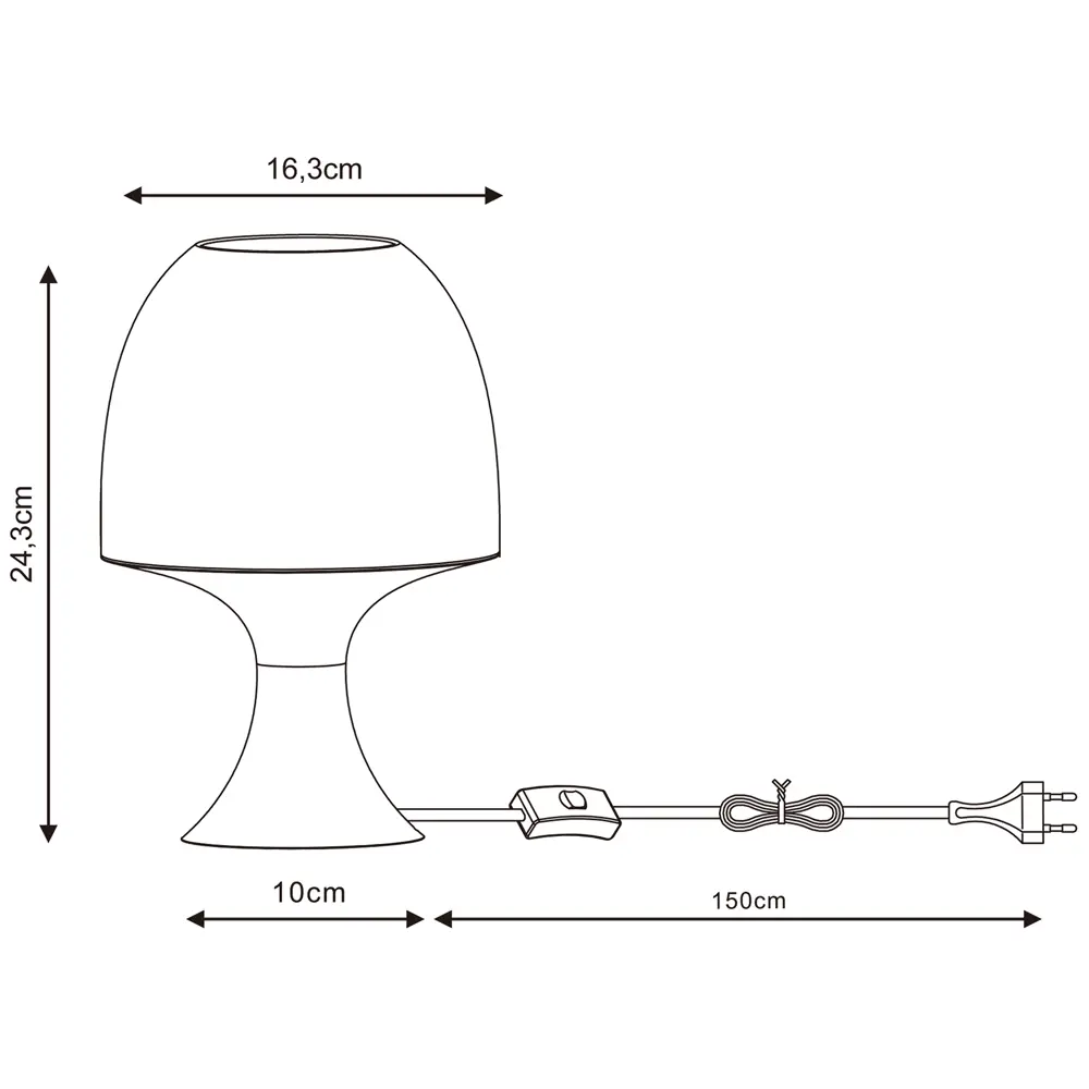 Настольная лампа INSPIRE Guacamole с LED-подсветкой 86493689 STLM-0917123 - Вид №4