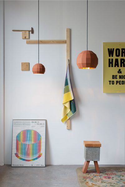 094443 Подвесной светильник 41 терракотово-золотой Marset Scotch Club 