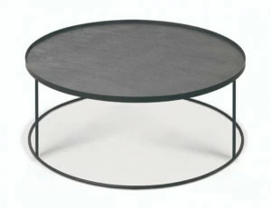 Ethnicraft Круглый деревянный журнальный столик для гостиной  20328