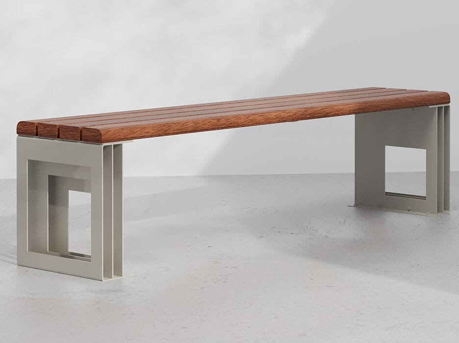 Металлическая скамья без спинки DIMCAR ARCH-00078098