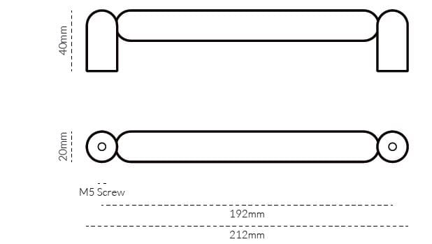 Латунная мебельная ручка Lo & Co Interiors Tubby ARCH-00088327 - Вид №5