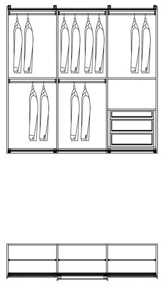 TUMIDEI Шкаф с раздвижными дверьми System 20-32 sun-id-1381576 - Вид №2