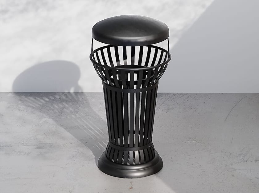 Корзина для мусора из оцинкованного железа DIMCAR SCUDO ARCH-00113984