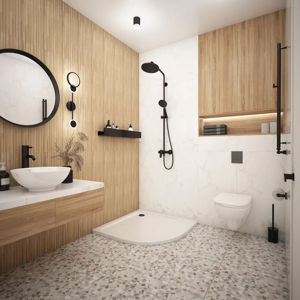 METAKAM Joy — душевой поддон угловой акриловый 90×90 см 89386664 STLM-1414897 - Вид №5