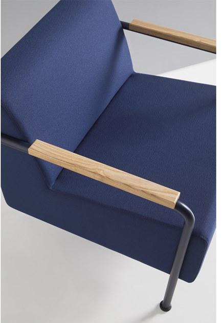 Mobboli Кресло из ткани с подлокотниками Mommo Mo1pb - Вид №2