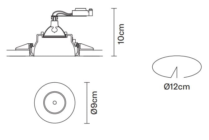 Металлический утопленный прожектор Fabbian Инструменты ARCH-00007571 - Вид №8