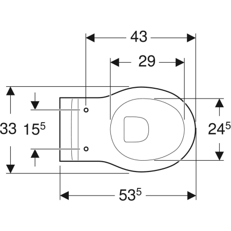 201700000 Подвесной унитаз настенный Белый Geberit  Германия  - Вид №2