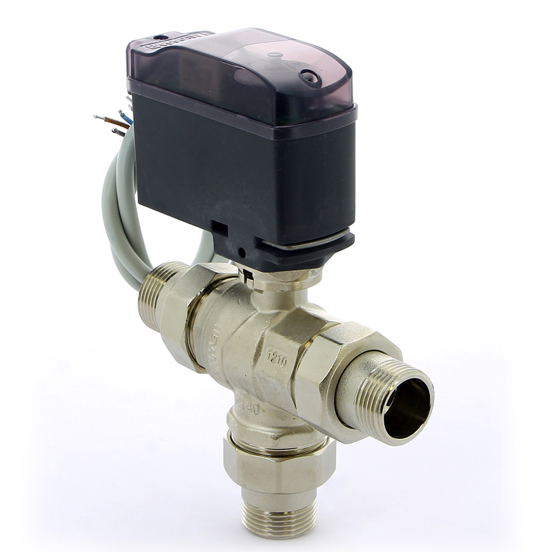 Кран шаровой с разъемными соединениями НН трехходовой MODULO COMPACT с сервоприводом EMMETI 1" 01425810 - Вид №4