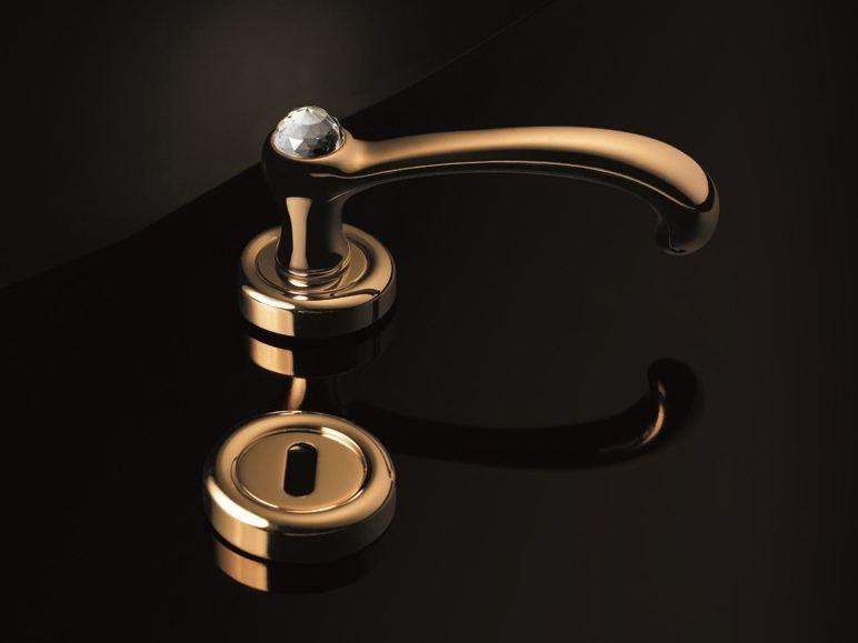 LINEA CALI' Ручка из хромированной латуни с кристаллами swarovski® на розе с замком Idea sun-id-1393637 - Вид №1