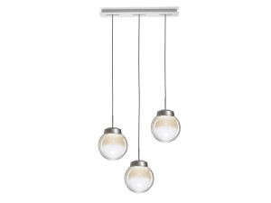 Алюминиевый и стеклянный светодиодный подвесной светильник