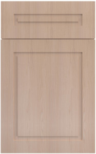 Фасады для кухни Модерн Фрезеровка «Ла Дефанс» Береза розовая №64