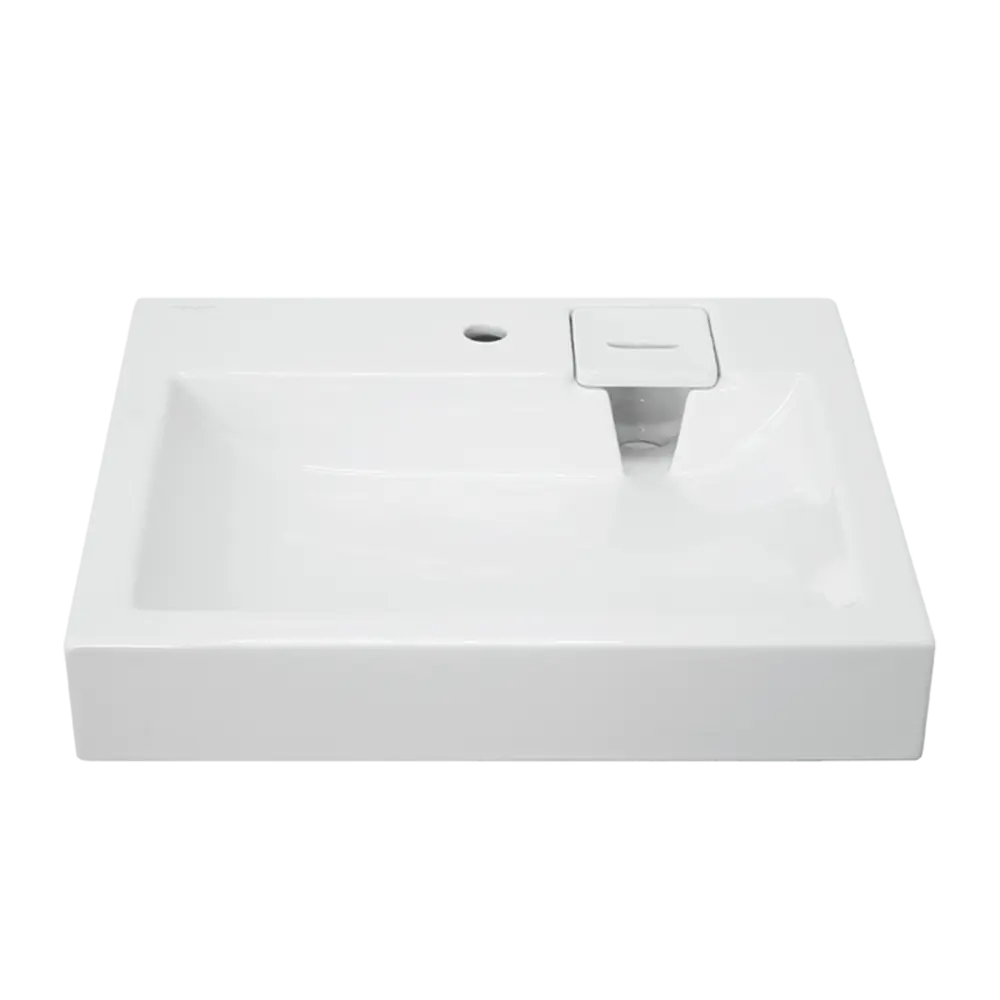 SANITA LUXE Space 55 — прямоугольная фарфоровая раковина для ванной 89127798 Spase STLM-1350283