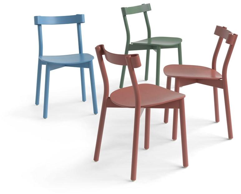 Blå Station Стул из фанерованной древесины Bla Station sun-id-1350324 - Вид №2