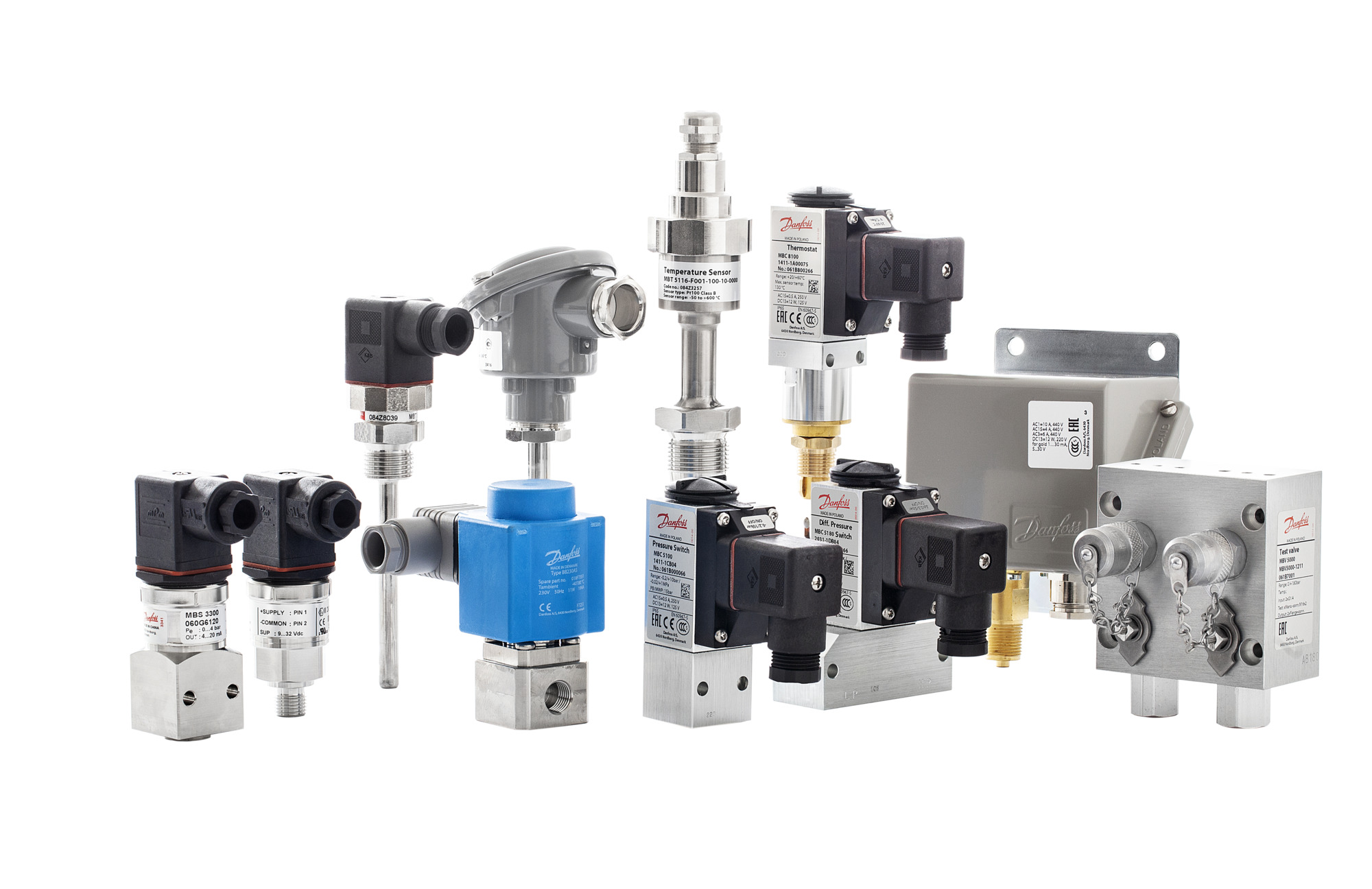 Danfoss MBS 3300 — преобразователи (датчики) давления для судостроения Преобразователь давления MBS 3300 060G1367  - Вид №14