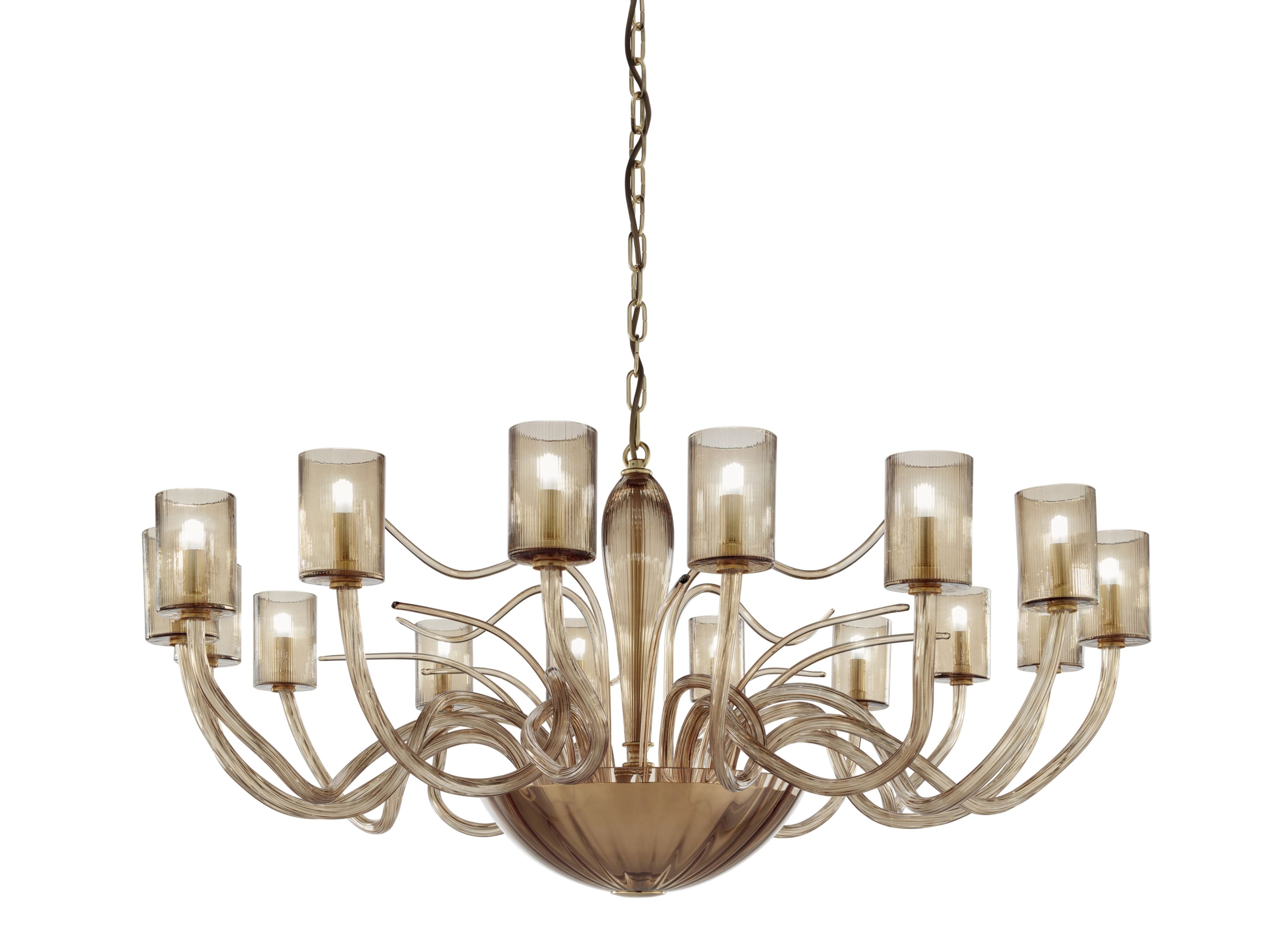 Стеклянная люстра Euroluce Lampadari INTRECCIO ARCH-00014750