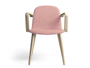 Тканевый стул с подлокотниками