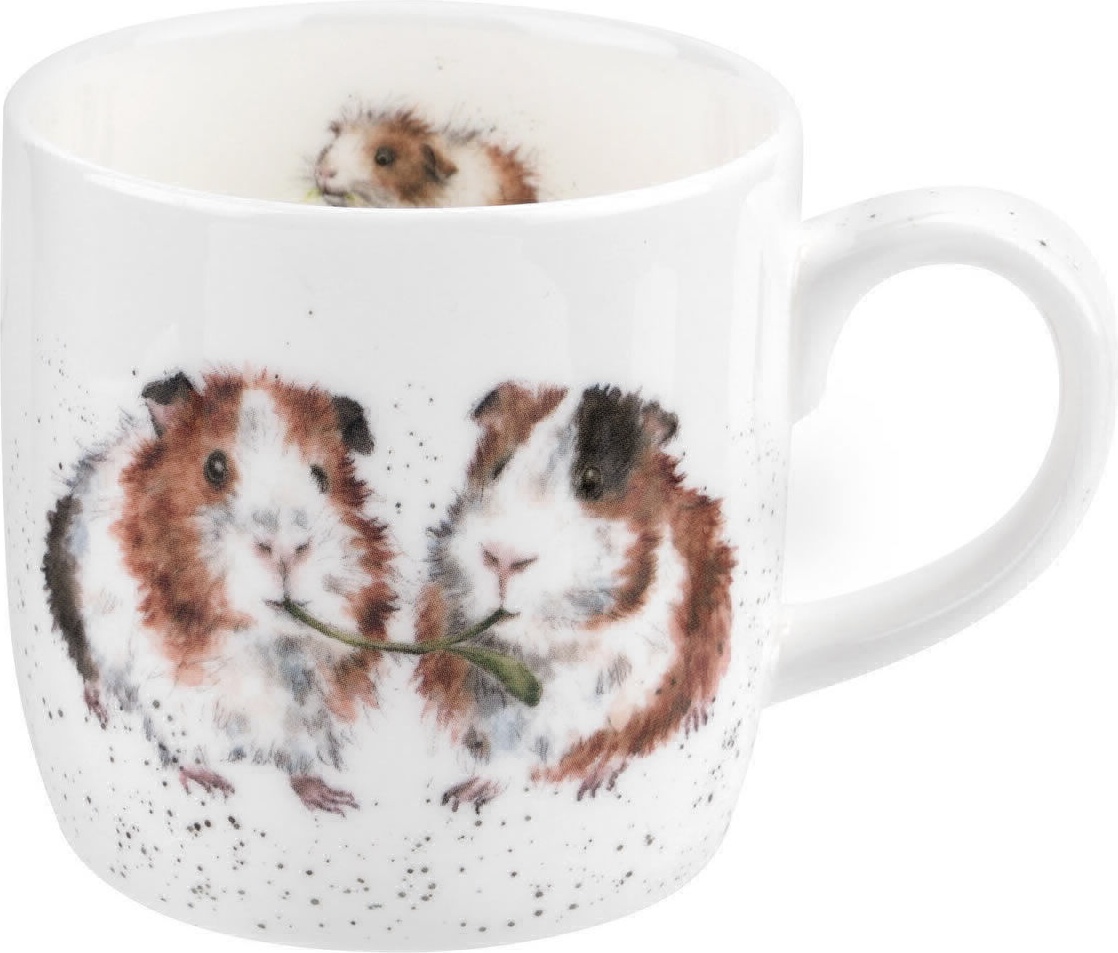 10606434 Royal Worcester Кружка Royal Worcester "Забавная фауна", "Морские свинки" 310мл Фарфор костяной 