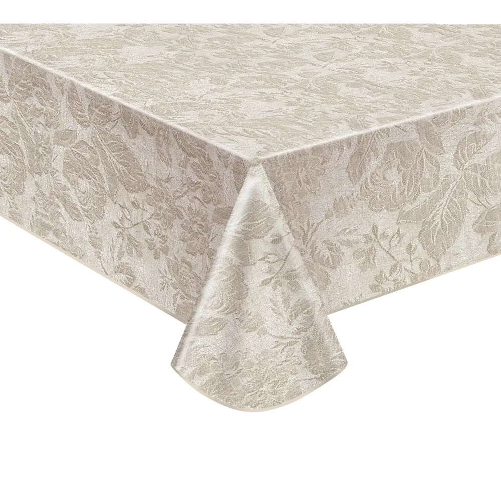 Скатерть Цветы 130x160 см цвет бежевый Santreyd STLM-2062990 - Вид №1