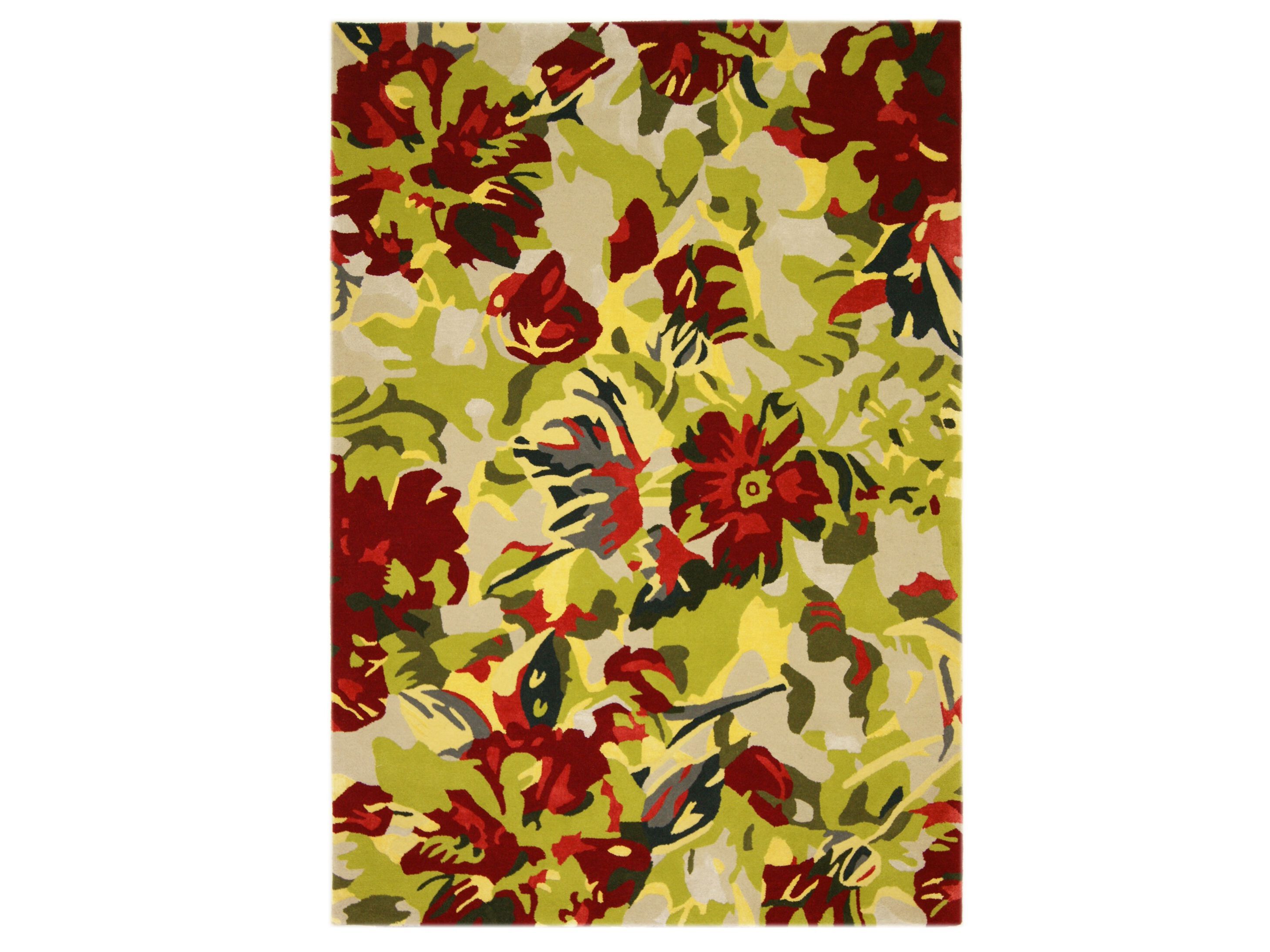 Прямоугольный цветочный ковер с длинным ворсом Ademi Exclusive ARCH-00028486