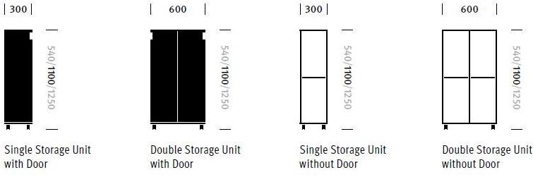 Herman Miller Офисный шкаф с распашными дверцами Atlas sun-id-1392224 - Вид №11