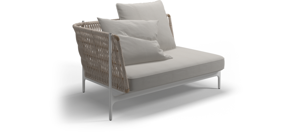 Grand Weave Left Corner / End Unit  Gloster Сидение Grand Weave 