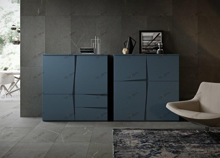 EmmeBi Буфет лакированный с распашными дверцами Vela sun-id-1388159