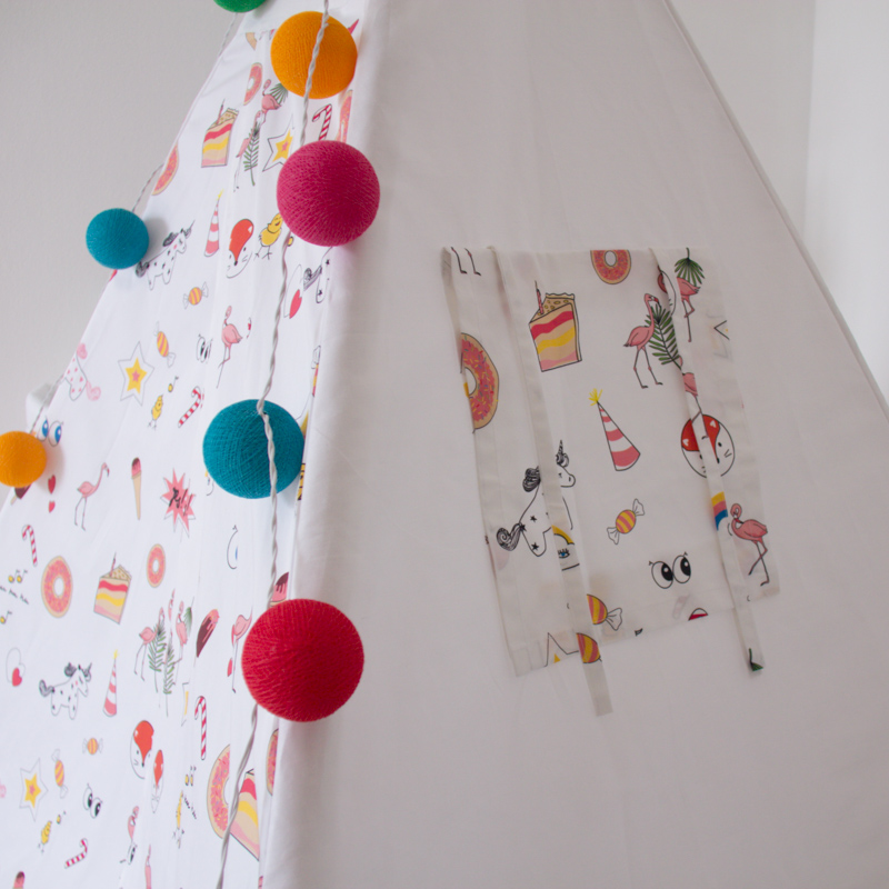 Вигвам для детей Swag большой VAMVIGVAM SWAG 281893 Белый;красный;синий Santreyd  - Вид №8