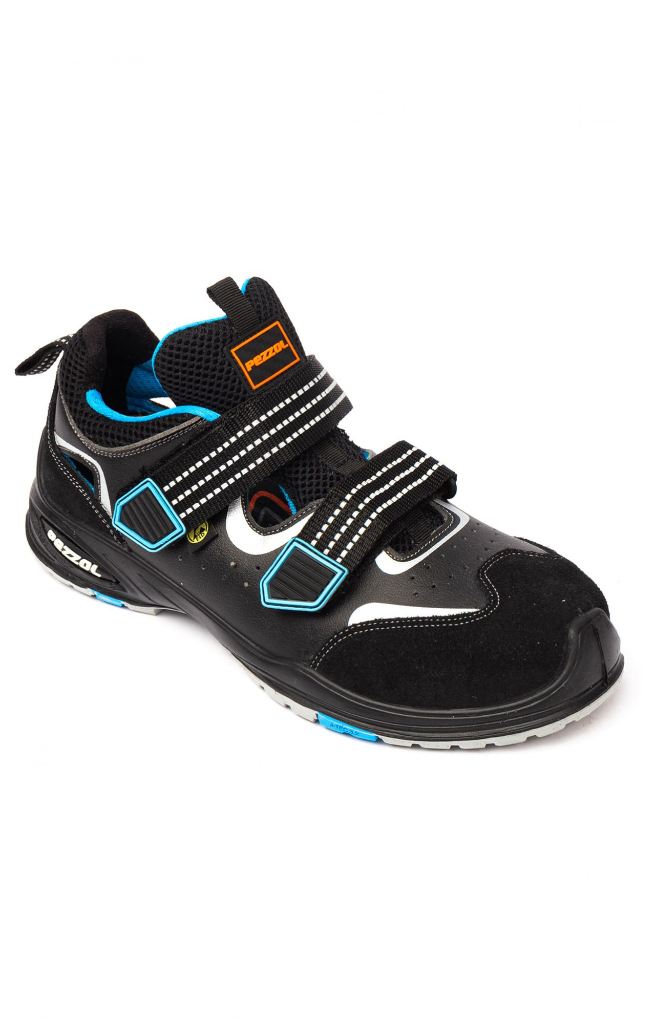 5031729 Полуботинки ПЕЦЦОЛЬ ФОРМУЛА 3 с перфорацией c композитным подноском и проколозащитной прокладкой черно-синие  Летняя обувь размер 38 Спецодежда 