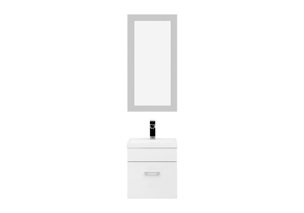 Мебель для ванной Aquanet Нота NEW 40 лайт белый 00231063 - Вид №2