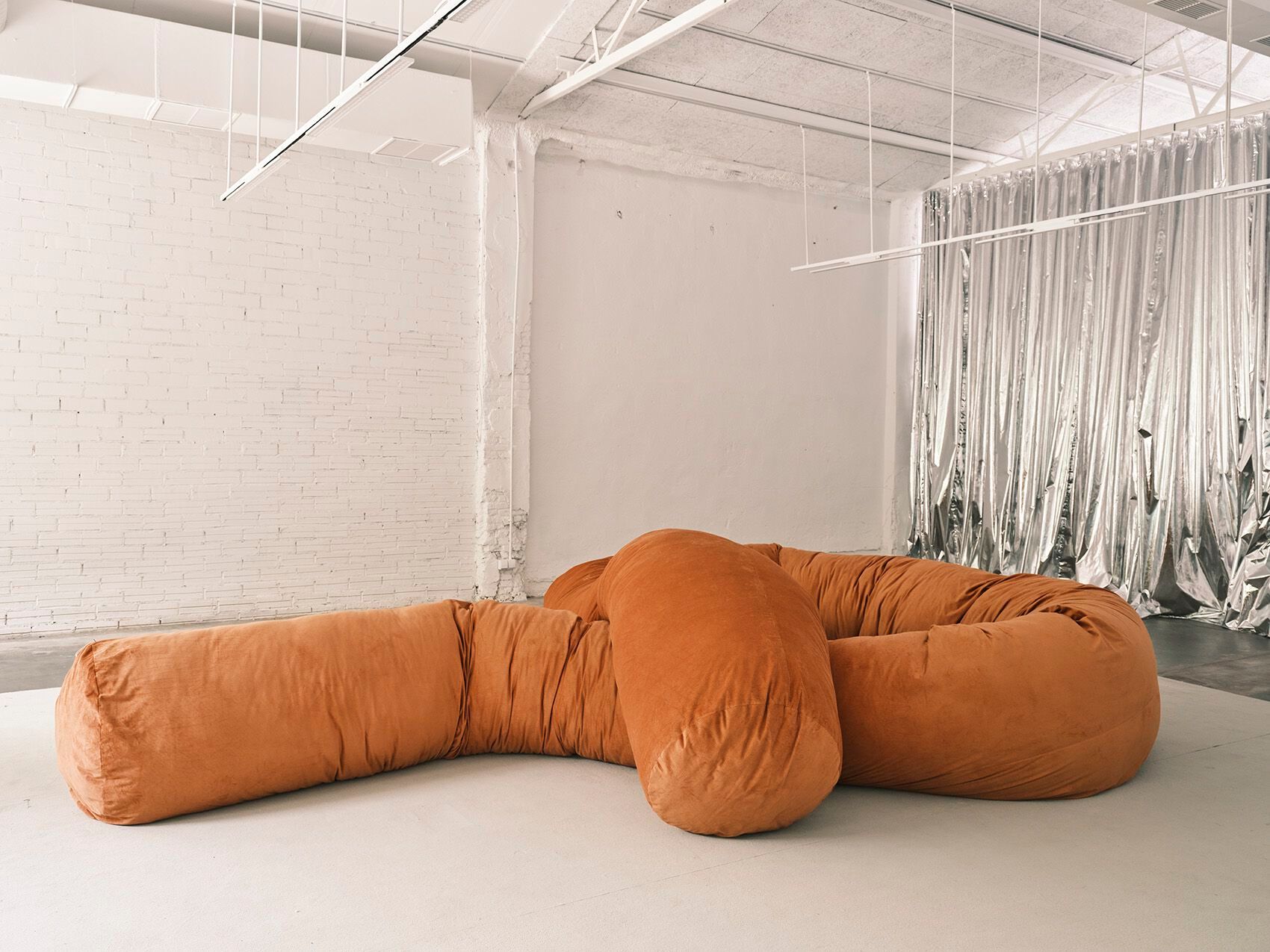 Трансформируемый диван из полиэфирного волокна BD Barcelona SAUSAGE ARCH-00022982 - Вид №36