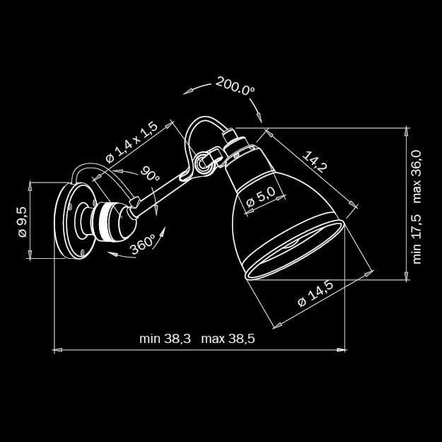 Спот настенный белый Lightstar Loft 765606 LIGHTSTAR LOFT 00-3891483 Белый - Вид №2