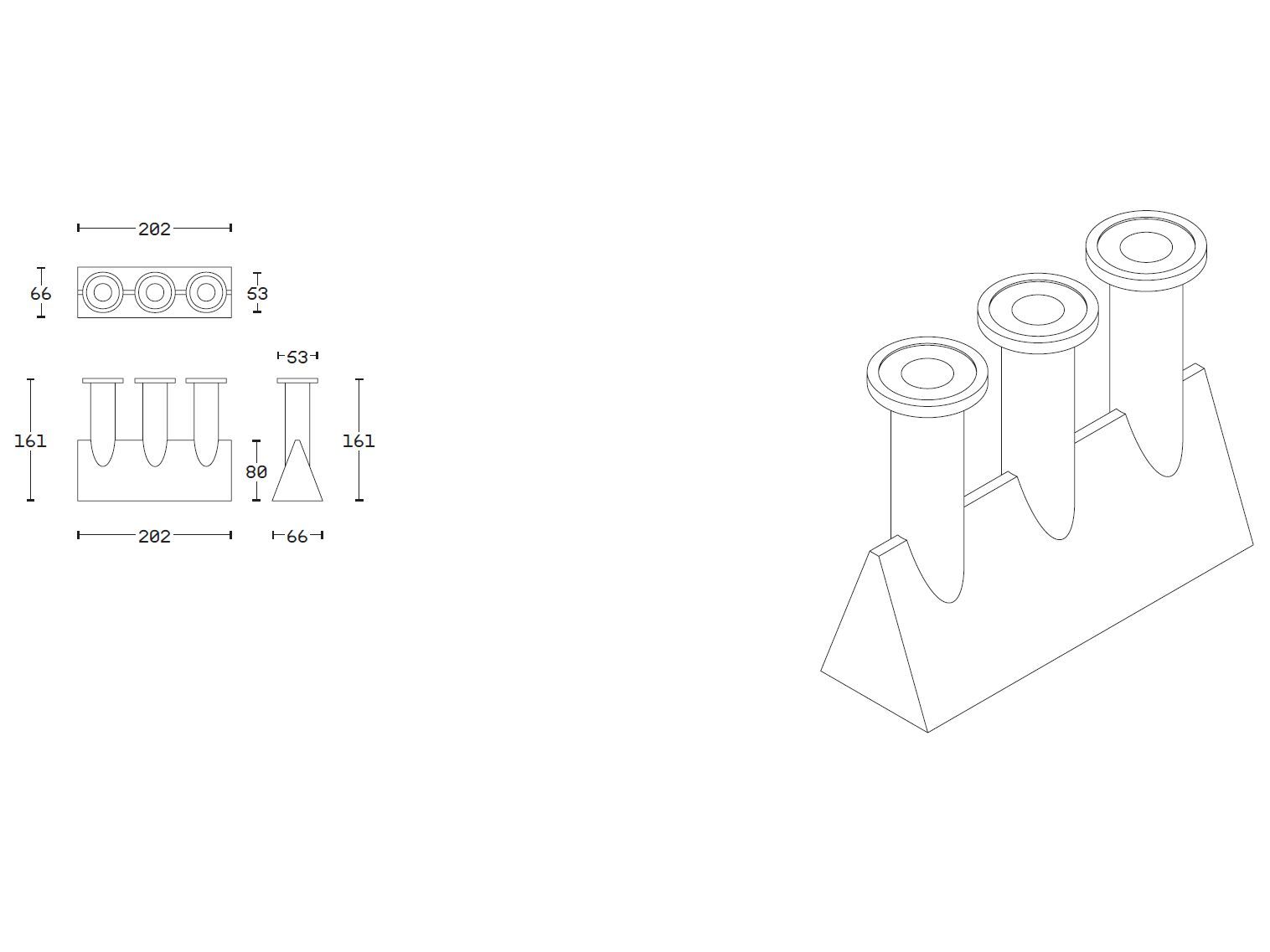Бетонные подсвечники PULKRA Compage ARCH-00102429 - Вид №9