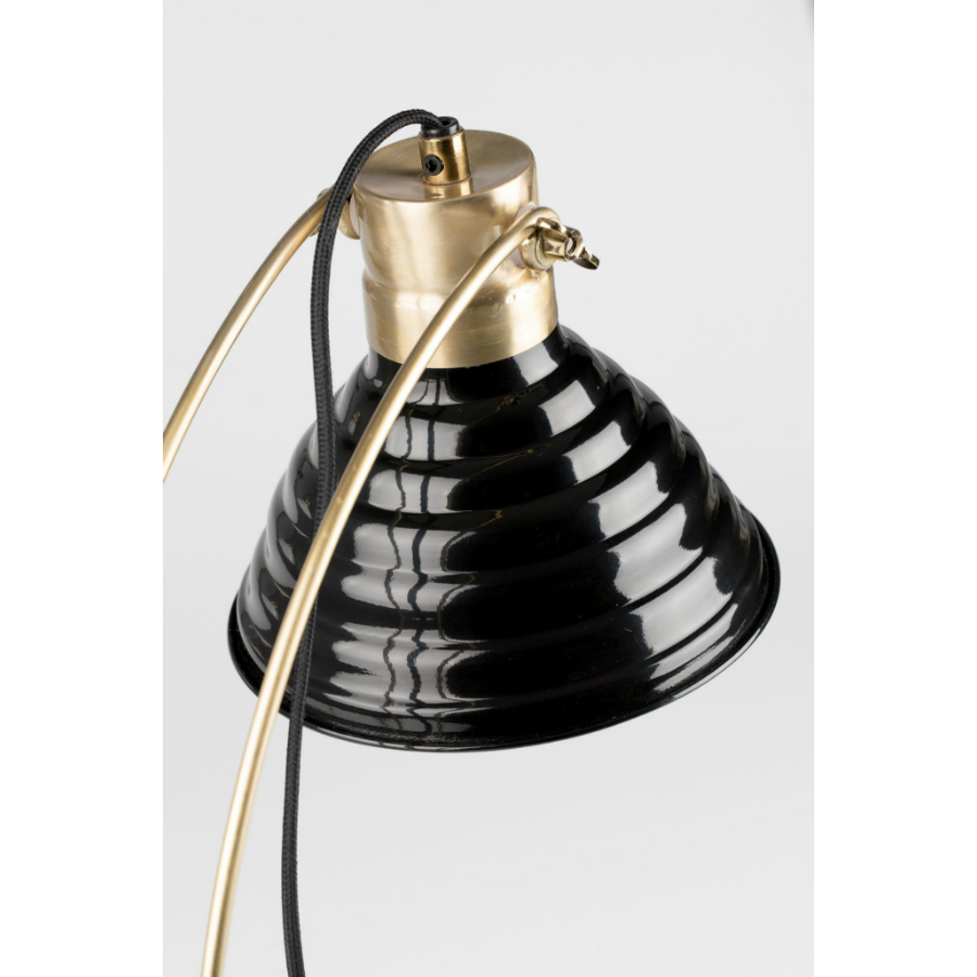 Лампа настольная Curly,черная White Label Living 5200057 - Вид №6