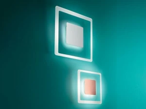 Linea Light Group Светодиодный настенный светильник из стали и стекла Aruba