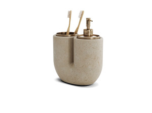 Держатель зубной щетки из камня Лечче