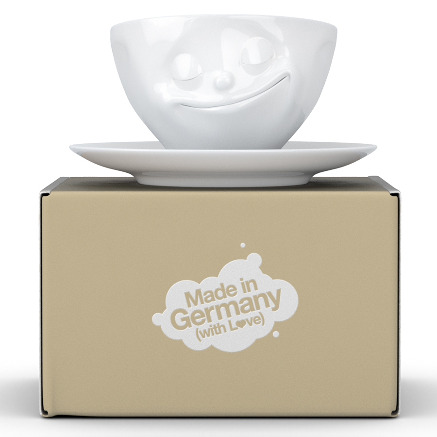 T01.43.01 Чайная пара tassen happy 200 мл белая Tassen by FIFTYEIGHT PRODUCTS  - Вид №1