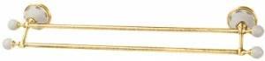 Полотенцедержатель MIGLIORE Provance Ml.PRO-60.523.DO двойной, цвет золото