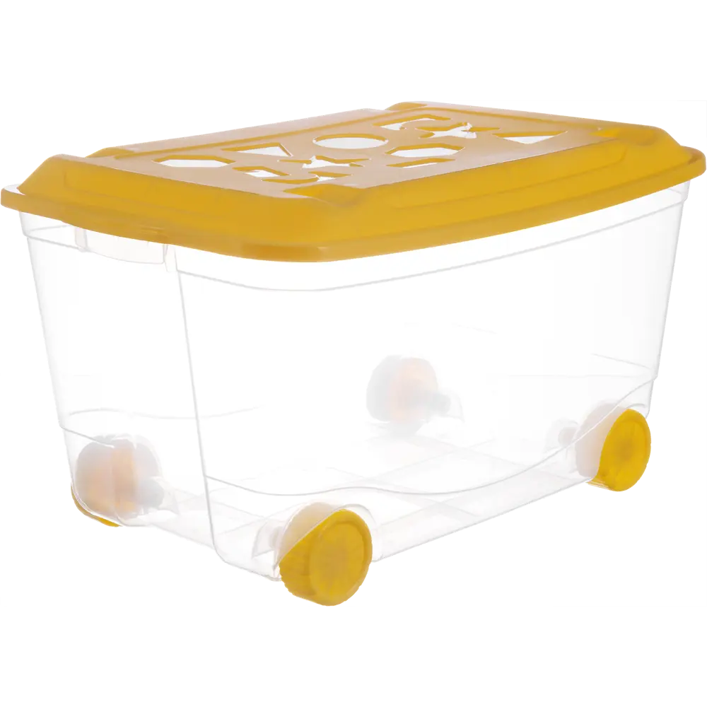 Santreyd Органайзер для игрушек с крышкой и колесами 45 л 82009262 Ящик STLM-0017176 - Вид №1