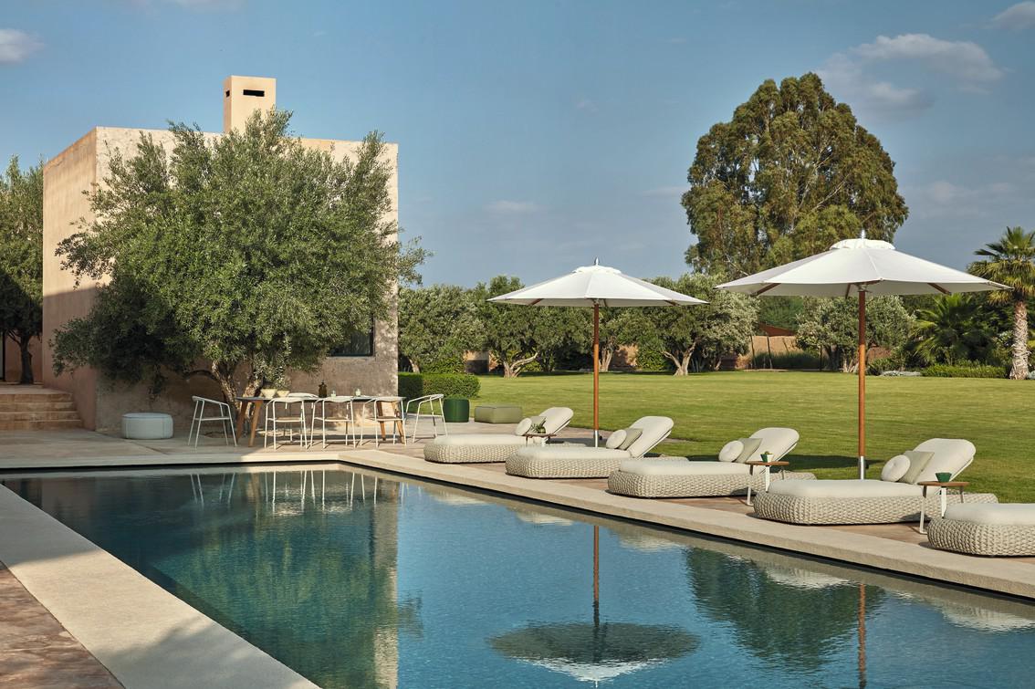 MNST553 Лежак веревка 45мм антрацит Manutti Kobo - Вид №17