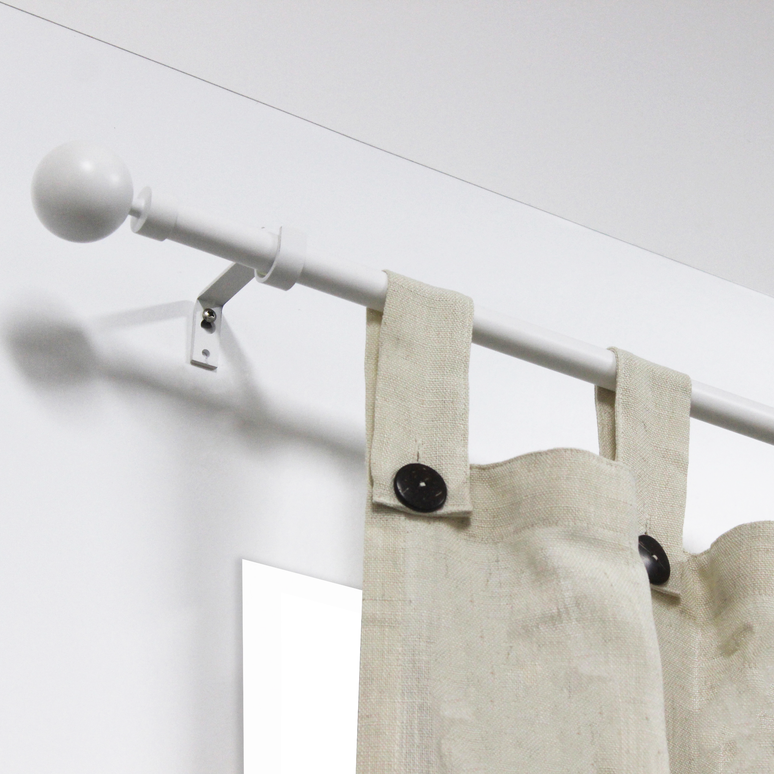 INSPIRE Настенный держатель для карниза белый матовый 82549616 STLM-0029545 - Вид №1