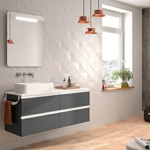 КОМПЛЕКТ МЕБЕЛИ SPIRIT 120 СМ GLOSS GREY